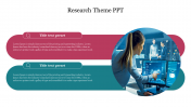 Editable Research Theme PPT Presentation Slide