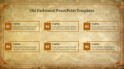 Creative Old Fashioned PowerPoint Templates Presentation