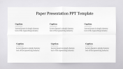 Simple Paper Presentation PPT Template Slide