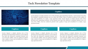 Tech Newsletter Template PPT Presentation & Google Slides