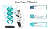 Attractive Science Themed PPT Template Design