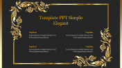 Best Template PPT Simple Elegant Free Presentation