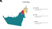 UAE Map PowerPoint Presentation Template and Google Slides