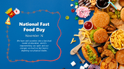 Attractive National Fast Food Day PPT Template Presentation