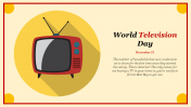 World Television Day PPT Template and Google Slides