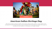Innovative American Indian Heritage Day PowerPoint Slide
