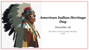 Attractive American Indian Heritage Day PPT Template