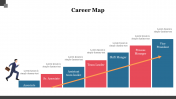 Creative Career Map PowerPoint And Google Slides Template