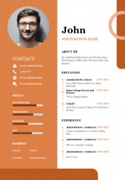 Resume PowerPoint Presentation And Google Slides Template 