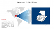 Best Guatemala On World Map PowerPoint Template Slide