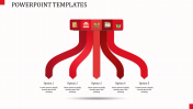 Creative PowerPoint Templates In Red Color Slide Design