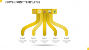Editable PowerPoint Templates With Five Nodes Slide