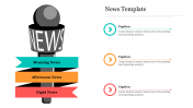 Customizable  News Template For PowerPoint Presentation 
