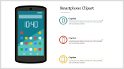 Editable Smartphone Clipart PPT Template Design