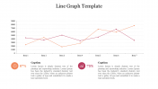 Editable Line Graph Template Slide Design