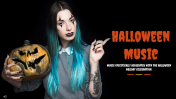 Halloween Music PowerPoint and Google Slides Themes
