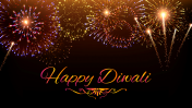 Attractive Diwali PowerPoint Background Slide Template
