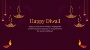 Impressive Happy Diwali Slide Template Presentation Design