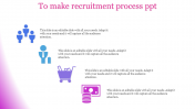 Simple best recruitment process powerpoint