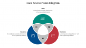 Data Science Venn Diagram PowerPoint Slide