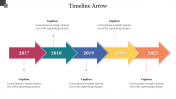 Timeline Arrow PowerPoint Template and Google Slides