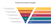 Download Funnel PowerPoint Template - Five Nodes