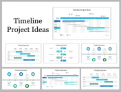 Timeline Project Ideas PowerPoint and Google Slides Themes
