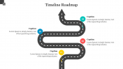 Get creative & best Timeline Roadmap PowerPoint Slide