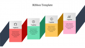 Ribbon Template For PowerPoint Presentation