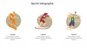 Attractive Sports Infographic PowerPoint Slide