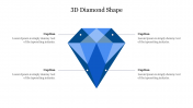 3D Diamond Shape for Google Slides and PowerPoint Template