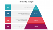 Best Hierarchy Triangle PowerPoint Template