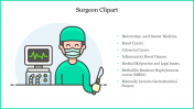 Creative Surgeon Clipart For Presentation Template