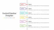Vertical Timeline Google Slides & PowerPoint Template