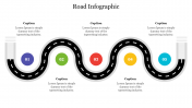 Free Road Infographic PowerPoint Template and Google Slides