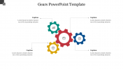 Equipped Gears PowerPoint Template Free Presentation