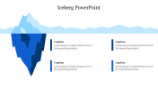 Cold Iceberg PowerPoint Free Presentation Template
