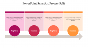 SmartArt Process Split PowerPoint Template and Google Slides
