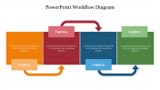 Attractive PowerPoint Workflow Diagram Slide