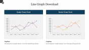 Line Graph Download PPT Template and Google Slides