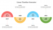 Best Linear Timeline Generator PowerPoint Template