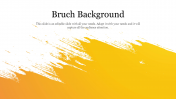 Bruch Background PowerPoint Template For Presentation