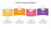 Timeline Design Infographic PowerPoint Template Slide