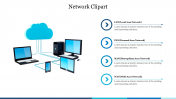 Editable Network Clipart PPT Presentation