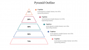 Simple Pyramid Outline PPT Presentation Slide Design