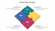 Eye catching 3D Puzzle Piece Graphic PowerPoint Template