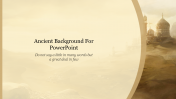 Elegant Ancient Background PowerPoint PPT Slide
