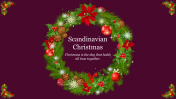 Stunning Scandinavian Christmas PowerPoint Slide