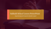 Sabbath School Lesson PPT & Google Slides Template