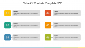 Organize Your Content: Table of Contents PPT Template